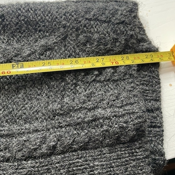 Carraig Donn cable knit cardigan made in Ireland 100% merino wool coastal sz sm - Picture 12 of 12